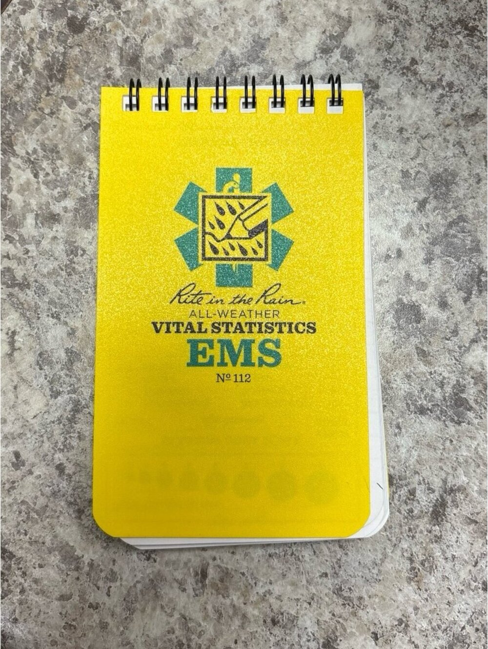 Rite in the Rain EMS notepad